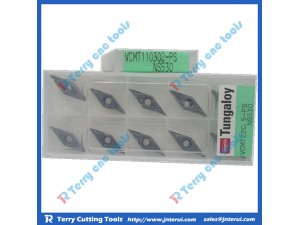 Tungaloy high precision CNC turning inserts VCMT160408-PS T9125
