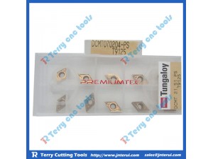 Tungaloy high precision CNC indexable inserts DCMT070204-PM NS730
