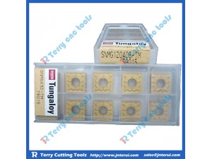 Tungaloy semi-finishing processing CNC carbide inserts SPMT120408-PS T9115